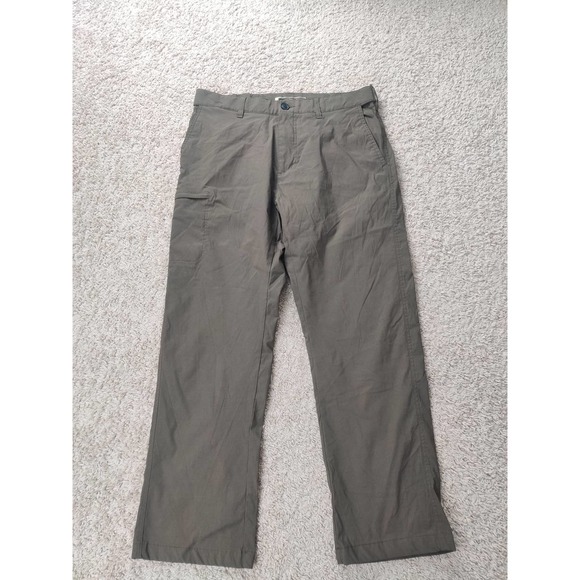 (V) UB Tech Men pants hiking casual classic fit olive green sz 34x30 - Picture 1 of 10